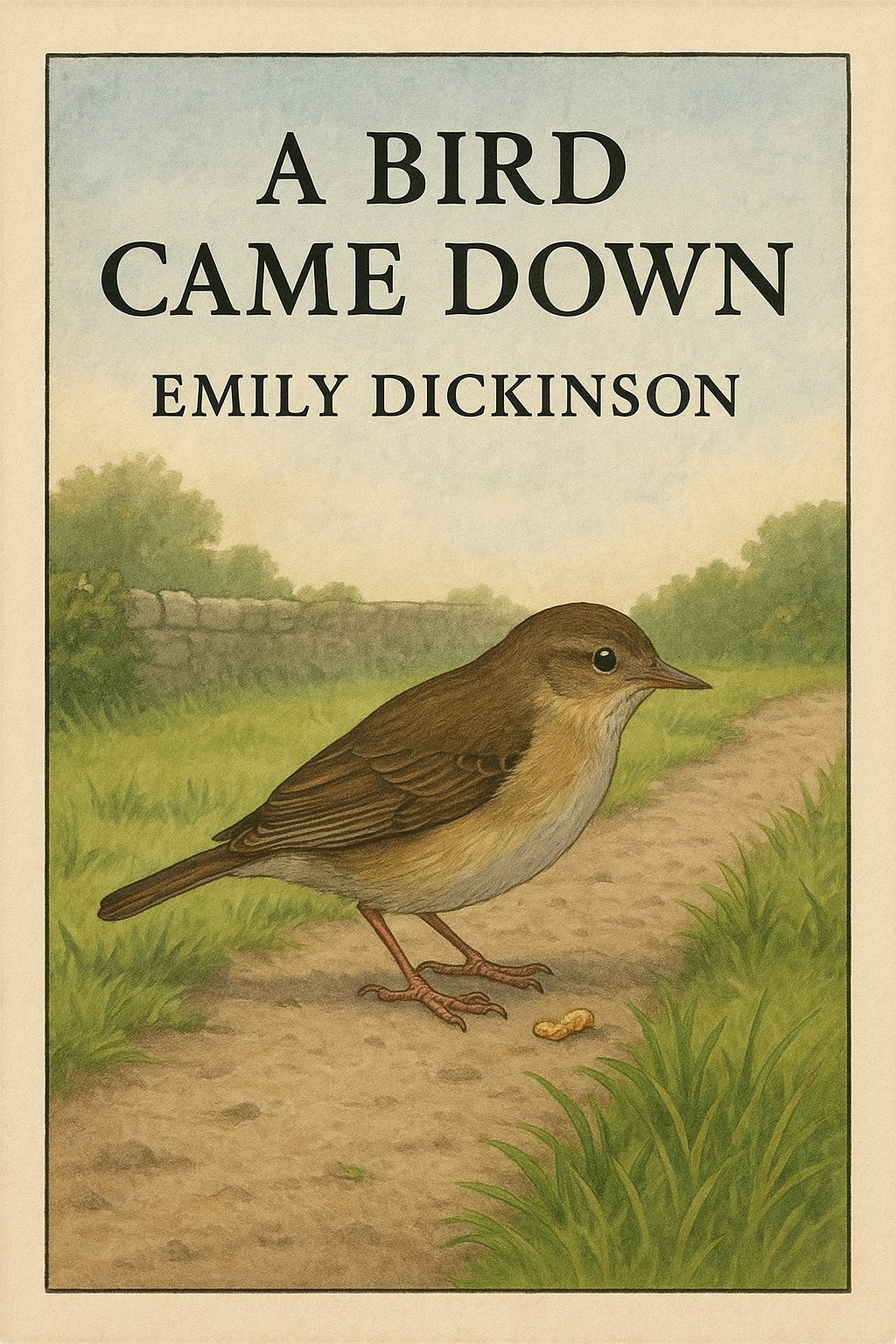 A Bird Came Down - Короткие стихотворения на английском языке. Автор ...